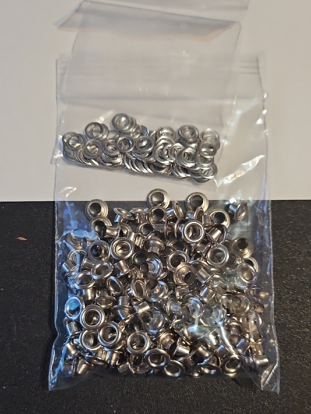 Bulk Black, Bronze, Silver Metal Eyelets / Grommets - Lot